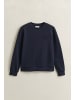 Gant Tonal Shield Rundhals-Sweatshirt in Evening Blue