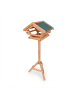 relaxdays Vogelfutterhaus in Orange - (B)37 x (H)103 x (T)28 cm