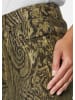 MADELEINE Schlanke Hose mit Paisley-Print, Stretch in khaki / multicolor