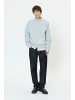 Matinique Strickpullover MAsweatio Gerade Passform in Pearl Blue