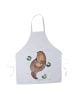 Mr. & Mrs. Panda Schürze Otter Seerose ohne Spruch in Weiß