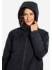 elkline Cord Wintermantel Dublin lang oversize in anthra - black