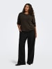 ONLY Carmakoma Strickpullover in Coffee Bean 1