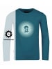 Trollkids Longsleeve "Pointillism" in Blaugrün/Wasserblau