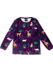 Villervalla Langarmshirt Winter Forest in lila