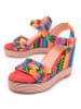 Montevita Sandalen Keilsandalen Salia8 in Mehrfarbig