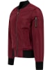 Urban Classics Bomberjacken in burgundy/black