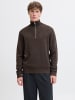 Jack & Jones Strickjacke mit Viertelreißverschluss in Delicioso 1