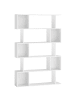 VASAGLE Bücherregal Custos in Weiß - (B)90 x (H)159 x (T)24 cm