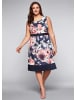 sheego Cocktailkleid in marine bedruckt