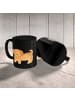 Mr. & Mrs. Panda Tasse Hund Flauschig ohne Spruch in Schwarz