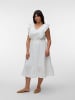 Vero Moda Gesmoktes Kleid in Snow White