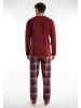 Tom Tailor Pyjama Rhodos in rot-mittel-Karo