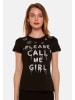 TOOCHE T-Shirt "Call" in Schwarz