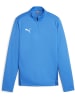 Puma T-Shirt "TeamGoal Training 1/4 Zip Top Jr" in Blau