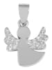 Adeliás Damen Anhänger Engel aus 925 Silber mit Zirkonia in silber