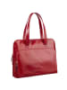 Leonhard Heyden Cambridge Schultertasche Leder 41 cm Laptopfach in rot