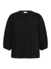 KAFFE curve Bluse langarm KCloulou Regular fit in Black Deep