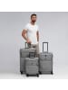 Redolz Essentials 12 THREE SET 4 Rollen Kofferset 3-teilig mit Dehnfalte grey2