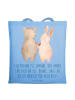 Mr. & Mrs. Panda Tasche Freund fürs Leben mit Spruch in Sky Blue