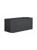 VCM  Metall Pflanzkasten Blumentopf 39x18 Balora S in Schwarz