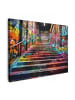 MuchoWow Leinwand bilder Bunte Treppe (BxH)