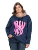 LAURASØN Sweatshirt in navyblau
