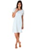 NORMANN Nachthemd kurzarm print - 45225 in grau