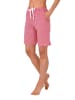 NORMANN Pyjama Bermuda kurze Hose gestreift Mix & Match in rot