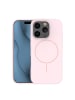 COFI 1453 TFO Silicone Thin Mag kompatibel mit Apple iPhone 15 Pro Max in Hellrosa