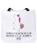 Mr. & Mrs. Panda Shopper Einhorn Koffer mit Spruch in Weiß