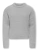 KIDS ONLY Pullover KOGPIUMO GLITTER L/S O-NECK KNT in light grey melange