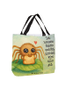 Mr. & Mrs. Panda Tote Bag Spinne Agathe Sandwich Design mit Spruch in Weiß