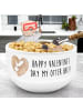 Mr. & Mrs. Panda Snackschale Otter Valentine mit Spruch in Weiß