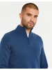 Threadbare Stehkragenpullover THB Jumper Hathersage Zip in Denim