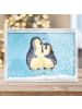 Mr. & Mrs. Panda Acryl-Aufsteller Pinguin umarmen ohne Spruch in Eisblau