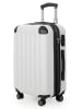 Hauptstadtkoffer Spree - Koffer Handgepäck Bordgepäck Trolley 55 x 36 x 21 cm erweiterbar max. 42 L, TSA in Weiß