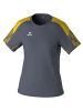 erima Damen T-Shirt in slate grey/gelb