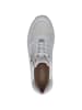 Caprice Sneaker in WHITE/SILVER