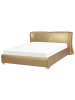 Beliani Doppelbett PARIS in Gold/Silber - (W) 195 x (H) 83 x (L) 228 cm