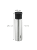 relaxdays Edelstahl-Trinkflasche in Silber - 750 ml