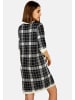 TOOCHE Kleid "A Scacchi" in Schwarz