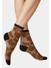 Kunert Socken Leaves Fashion in bronze