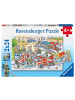 Ravensburger Kinderpuzzle 2x24 Teile - Helden im Einsatz