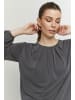 b.young Shirttop BYPERL TSHIRT - 20811741  Langarm-Top in Grau