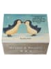 Mr. & Mrs. Panda Aufbewahrungsbox Pinguin Liebe Design mit Spruch in Weiß