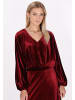 DreiMaster Damen Bluse in Dunkelrot