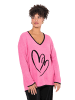 MIAMODA Pullover in hibiskuspink