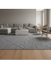 KADIMA DESIGN Teppich Outdoor Waschbar Boho IMST Strapazierfähig OEKO-TEX Balkon in Grau