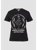QS T-Shirt in 99D0_schwarz
